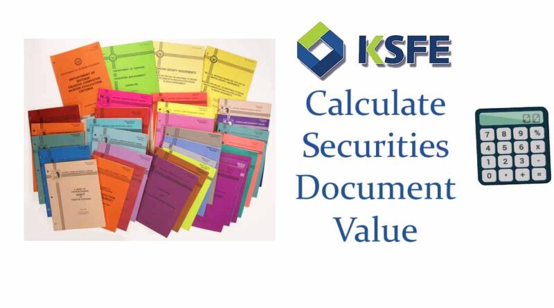 Calculate Securities Document Value