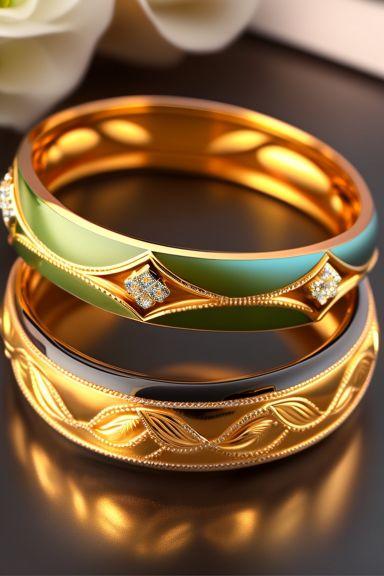 Gold bangle design catalogue