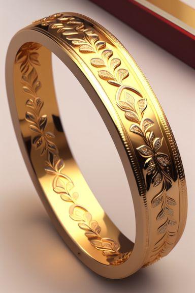 Gold bangle design catalogue