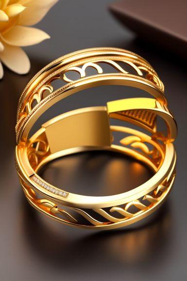 Gold bangle design catalogue