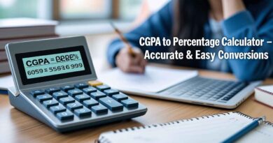 CGPA to Percentage Calculator