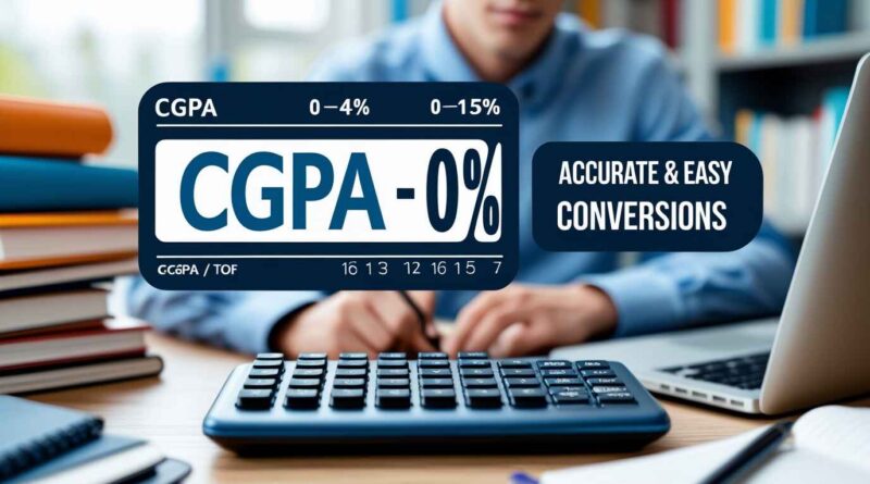 CGPA to Percentage Calculator