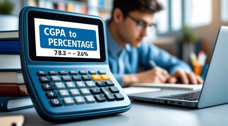 CGPA to Percentage Calculator