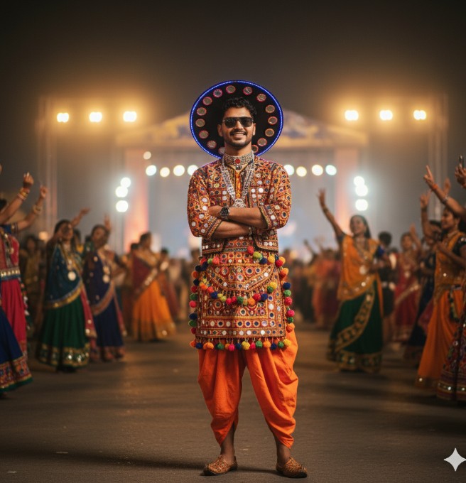 Navaratri photoshoot gemini ai image editing prompts 100
